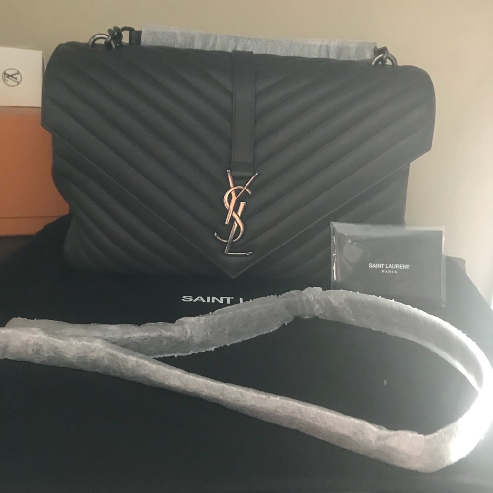 New YSL Large college bag